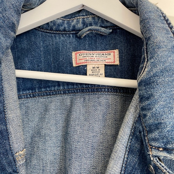 Vintage Guess Oversized Jean Jacket - Picture 4 of 4